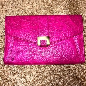 Pink clutch